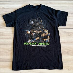 Beast Wars Transformers Graphic T-Shirt Black Medium NWOT